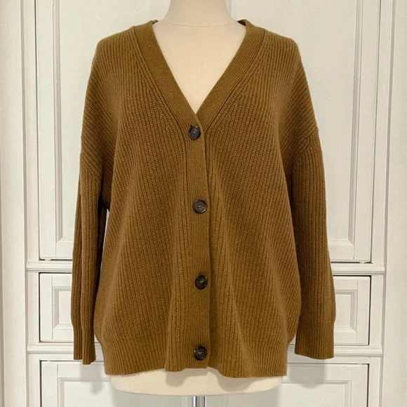 Jenni Kayne bronze cashmere cocoon Cardigan
